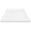 vidaXL ABS Shower Base Tray with Dots in White
