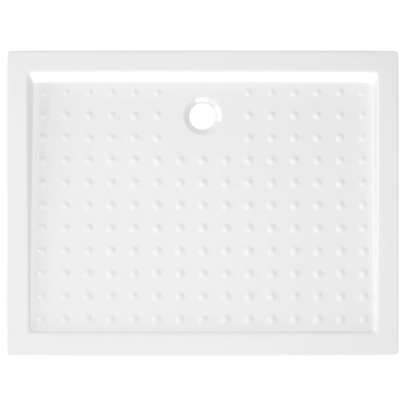 vidaXL ABS Shower Base Tray with Dots in White