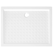 vidaXL ABS Shower Base Tray with Dots in White