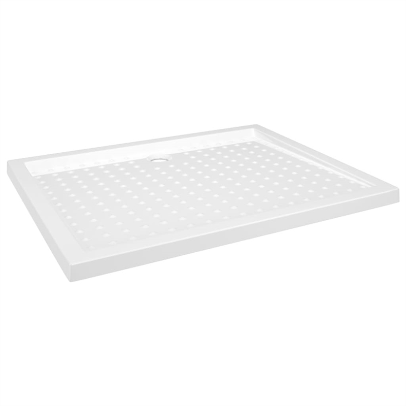 vidaXL ABS Shower Base Tray with Dots in  White  ABS