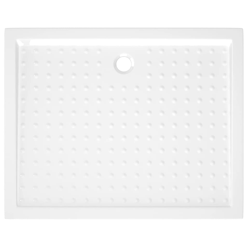 vidaXL ABS Shower Base Tray with Dots in  White  ABS