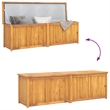 vidaXL Solid Teak Wood Garden Box in Natural Teak