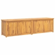 vidaXL Solid Teak Wood Garden Box in Natural