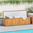 vidaXL Solid Teak Wood Garden Box in Natural