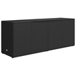 vidaXL Garden Storage Cabinet in Black