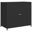 vidaXL Medium Durable Garden Storage Cabinet in Black