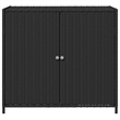 vidaXL Medium Durable Garden Storage Cabinet in Black