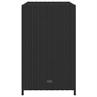 vidaXL Medium Durable Garden Storage Cabinet in Black