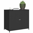 vidaXL Medium Durable Garden Storage Cabinet in Black