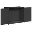 vidaXL Medium Durable Garden Storage Cabinet in Black