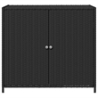 vidaXL Medium Durable Garden Storage Cabinet in Black