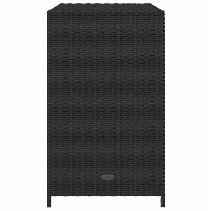 vidaXL Medium Durable Garden Storage Cabinet in Black