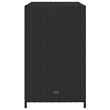 vidaXL Medium Durable Garden Storage Cabinet in Black