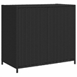 vidaXL Medium Durable Garden Storage Cabinet in Black