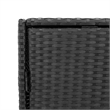 vidaXL Medium Durable Garden Storage Cabinet in Black