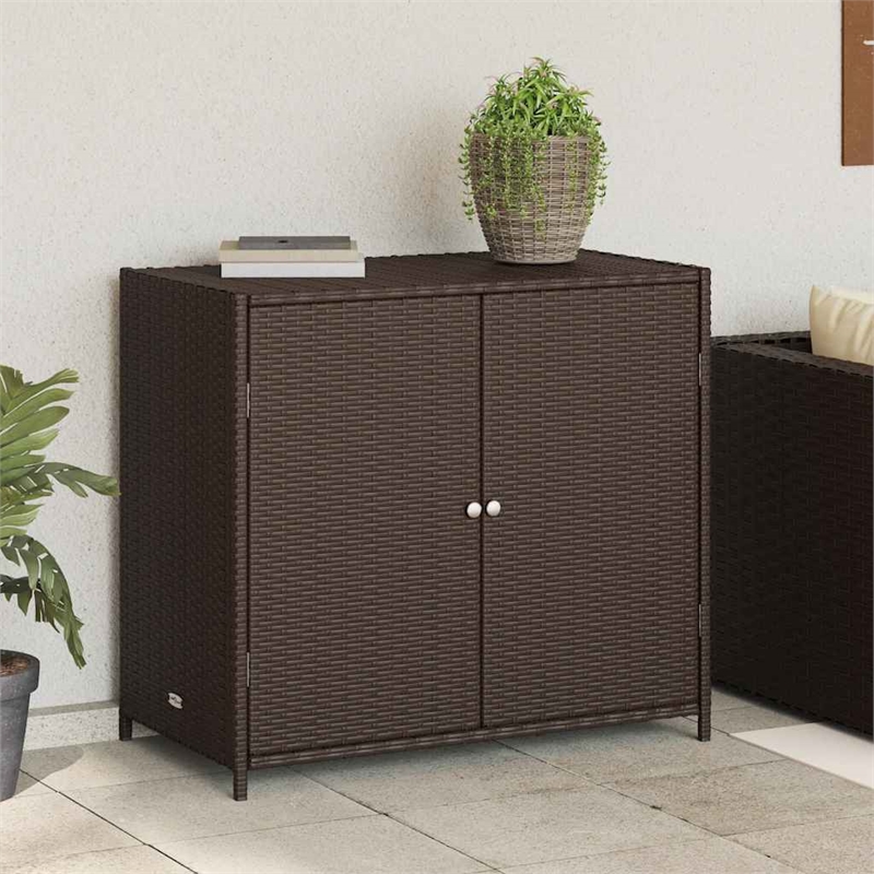 vidaXL Garden Storage Cabinet in Brown