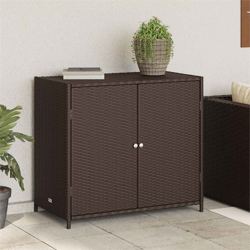 vidaXL Garden Storage Cabinet in Brown