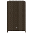 vidaXL Garden Storage Cabinet in Brown