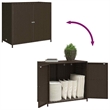 vidaXL Garden Storage Cabinet in Brown