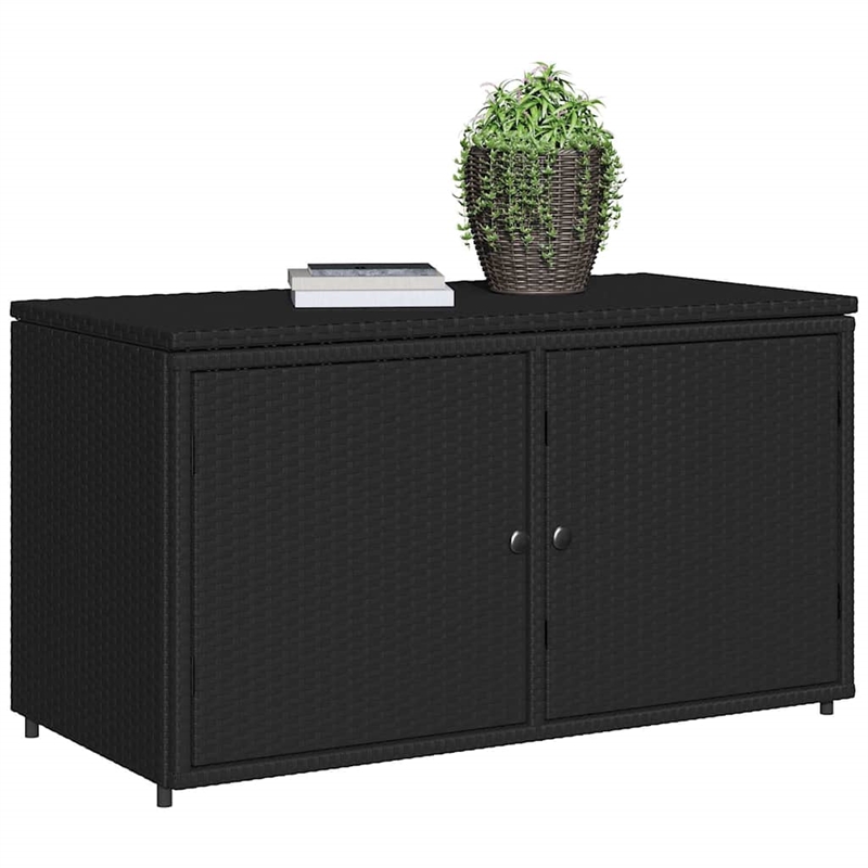 vidaXL Garden Storage Cabinet in Black