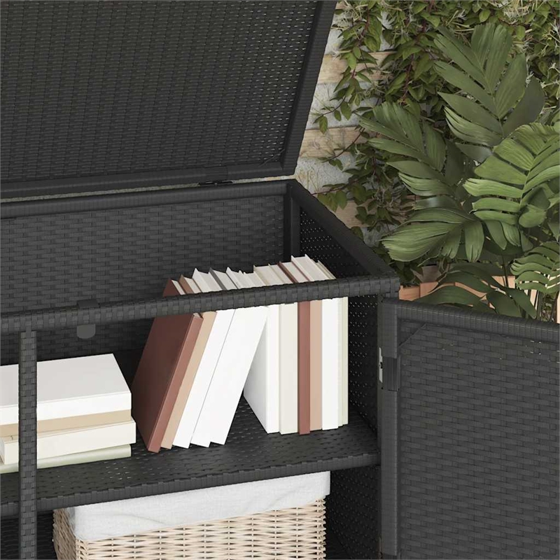 vidaXL Garden Storage Cabinet in Black