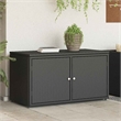 vidaXL Garden Storage Cabinet in Black