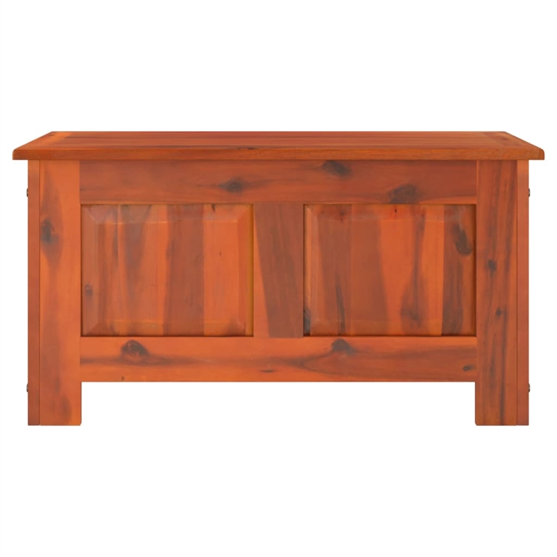 vidaXL Solid Acacia Wood and Engineered Wood Storage Chest in Brown