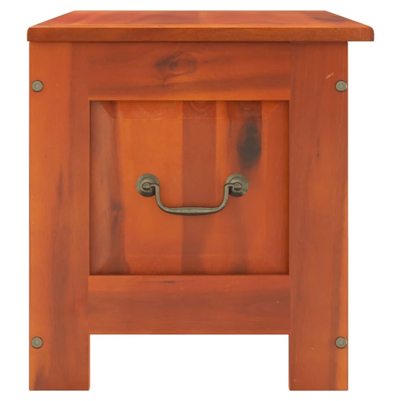 vidaXL Solid Acacia Wood and Engineered Wood Storage Chest in Brown