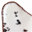 vidaXL Butterfly Cowhide Chair in Brown and White