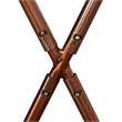 vidaXL Butterfly Cowhide Chair in Brown and White