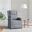 vidaXL Fabric Massage Chair in Light Gray