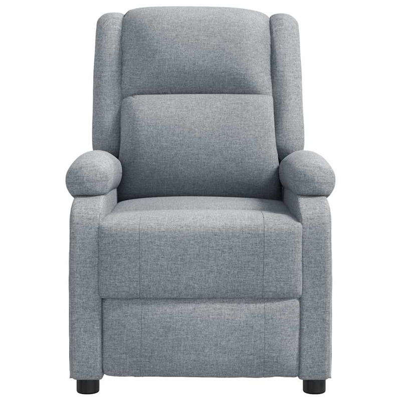 vidaXL Fabric Massage Chair in Light Gray