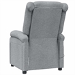 vidaXL Fabric Massage Chair in Light Gray