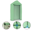 vidaXL Small Durable PE Mesh Fabric Greenhouse in Green