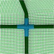 vidaXL Small Durable PE Mesh Fabric Greenhouse in Green