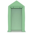 vidaXL Small Durable PE Mesh Fabric Greenhouse in Green