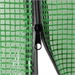 vidaXL Small Durable PE Mesh Fabric Greenhouse in Green