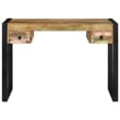 vidaXL Solid Reclaimed Wood Medium Computer Desk in Multicolor