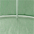 vidaXL Medium Polyethylene Mesh Galvanized Steel Greenhouse in Green