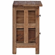 vidaXL Solid Mahogany Wood Nightstand in Brown