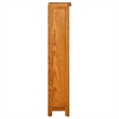 vidaXL Medium Oak Veneered MDF Bookcase in Natural Oak