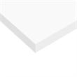 vidaXL MDF & Metal Medium Floating Wall Shelf in White Honeycomb