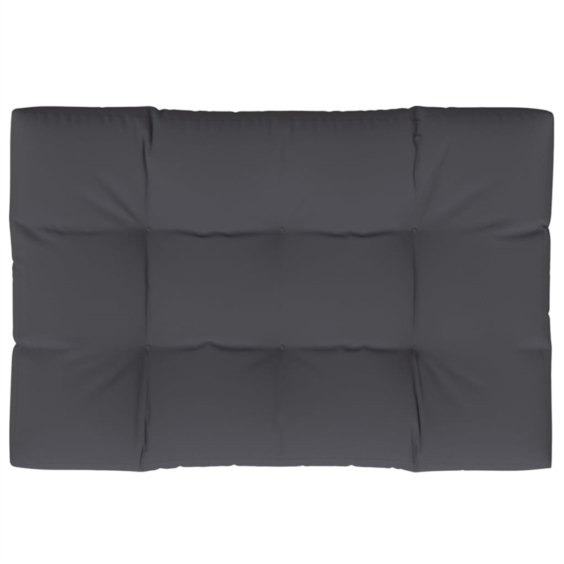 vidaXL Pallet Cushion in Anthracite/Gray