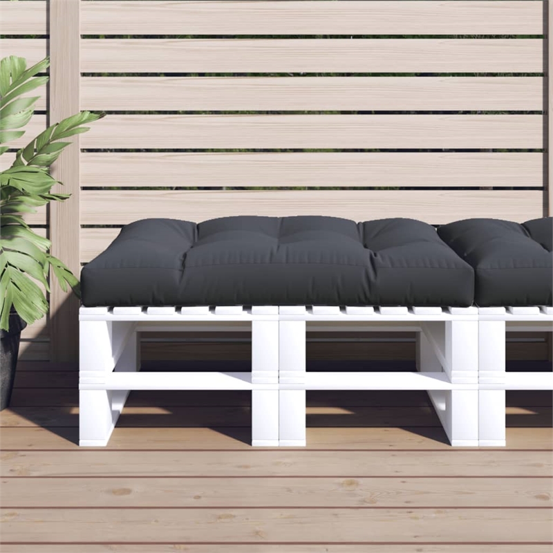 vidaXL Pallet Cushion in Anthracite/Gray