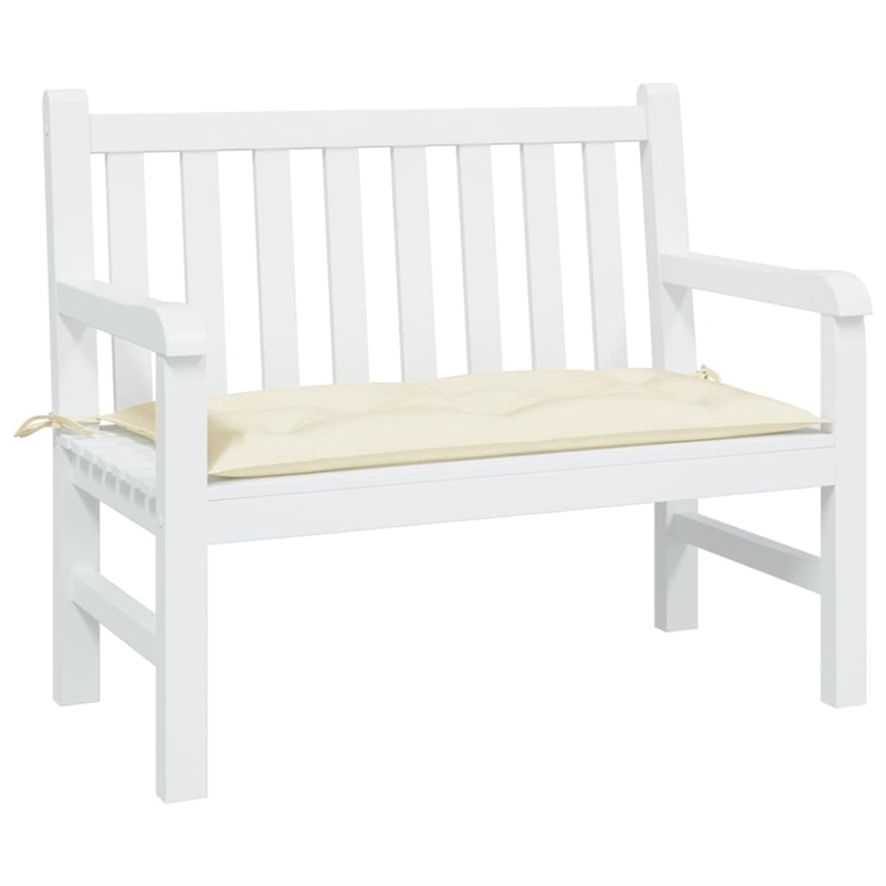 vidaXL Garden Bench Cushion in Cream White
