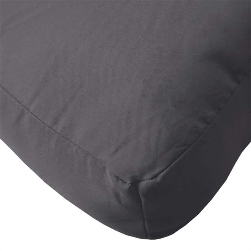 vidaXL Pallet Cushion in Anthracite/Gray