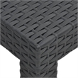 vidaXL Polypropylene Medium Lightweight Garden Table in Anthracite