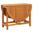 vidaXL Solid Acacia Wood Medium Dining Table in Natural Wood