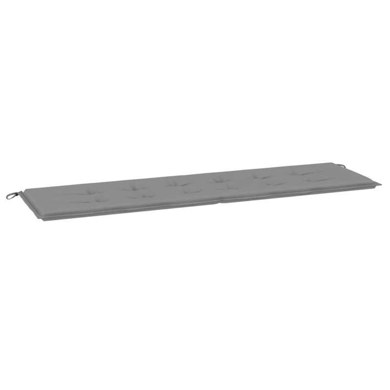 vidaXL Garden Bench Cushion in Gray Fabric