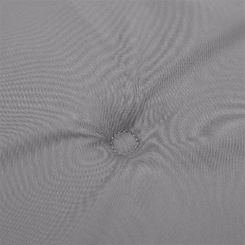 vidaXL Garden Bench Cushion in Gray Fabric